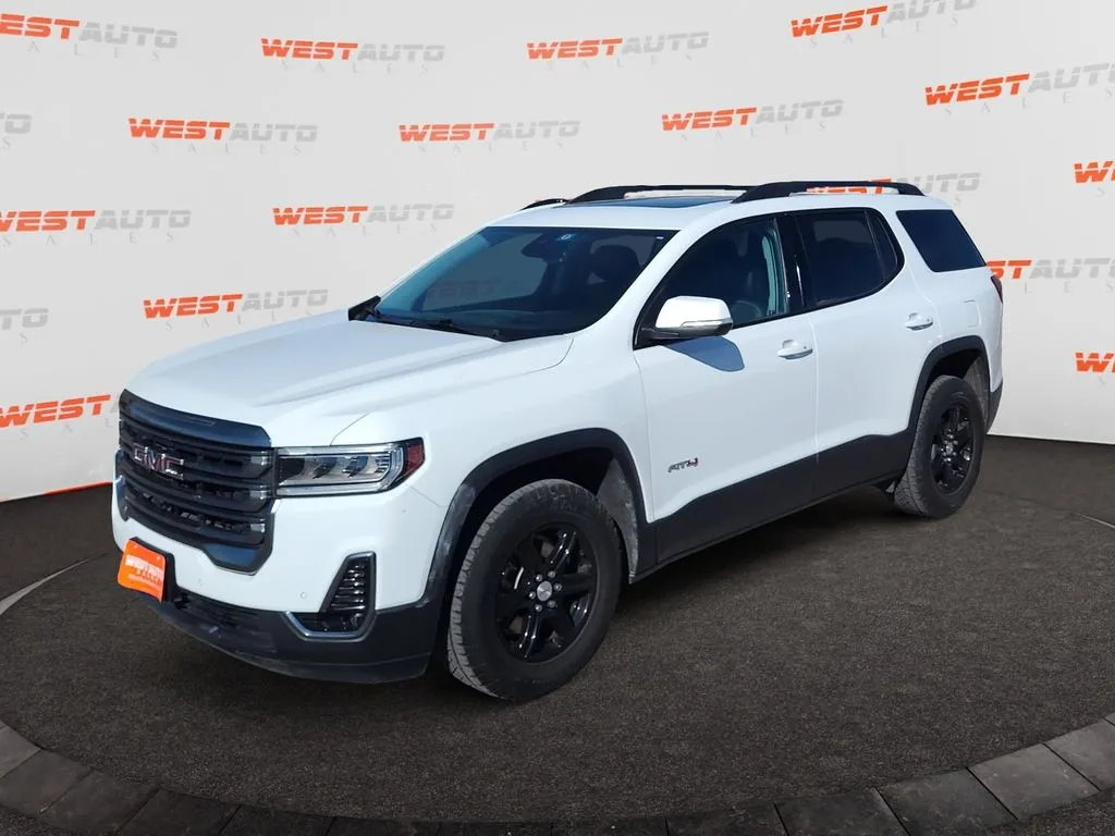 White 2021 GMC Acadia AT4 for sale in Tooele, UT