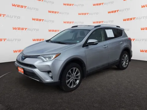 Silver 2017 Toyota RAV4 Hybrid Limited for sale in Tooele, UT