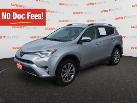 Silver 2017 Toyota RAV4 Hybrid Limited for sale in Tooele, UT