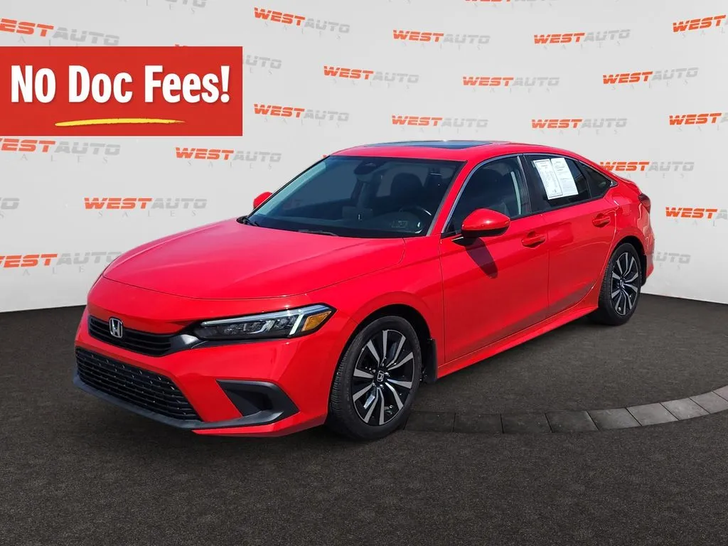 Red 2022 Honda Civic EX for sale in Tooele, UT