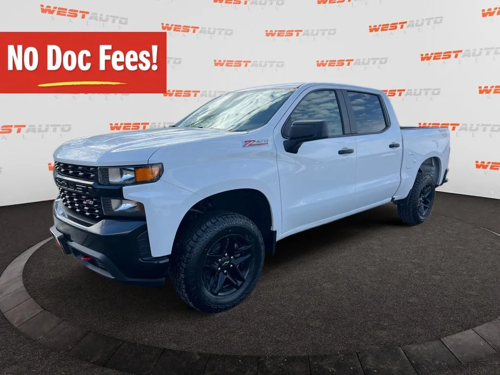 White 2020 Chevrolet Silverado 1500 Custom Trail Boss for sale in Tooele, UT