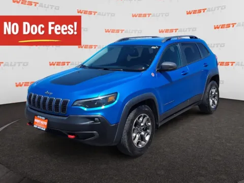 Blue 2021 Jeep Cherokee Trailhawk for sale in Tooele, UT