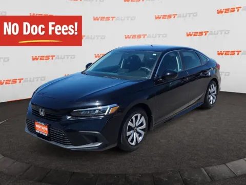 Black 2023 Honda Civic LX for sale in Tooele, UT