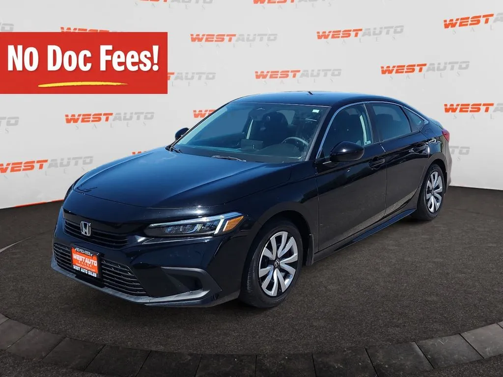 Black 2023 Honda Civic LX for sale in Tooele, UT