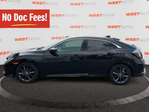 Black 2021 Honda Civic EX for sale in Tooele, UT