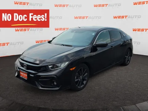 Black 2021 Honda Civic EX for sale in Tooele, UT