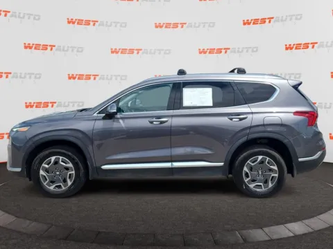 Another view of 2021 Hyundai Santa Fe Hybrid Blue for sale in Tooele, UT at West Auto Sales - Tooele