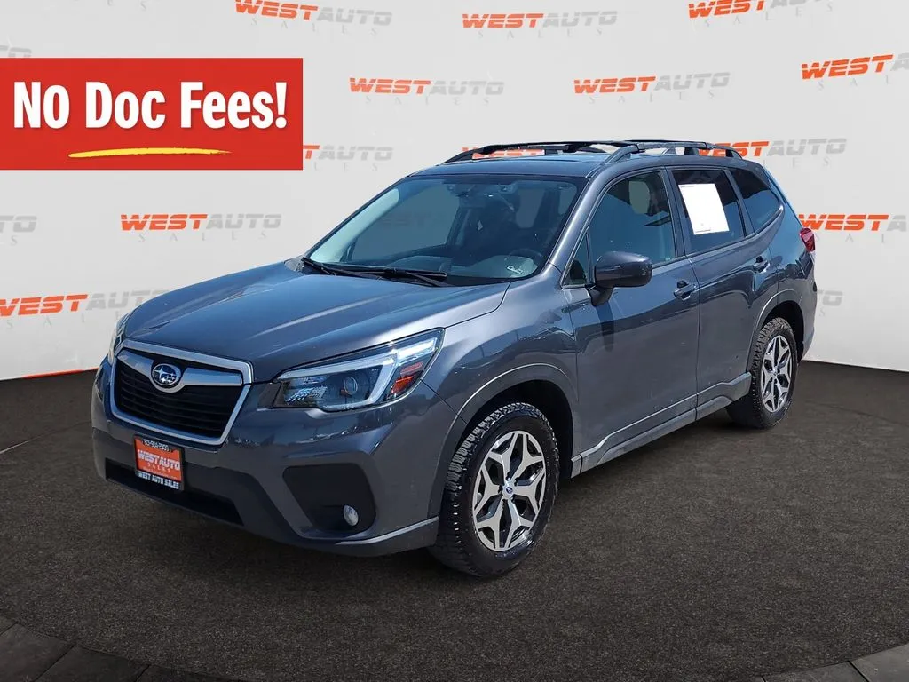 Gray 2021 Subaru Forester Premium for sale in Tooele, UT