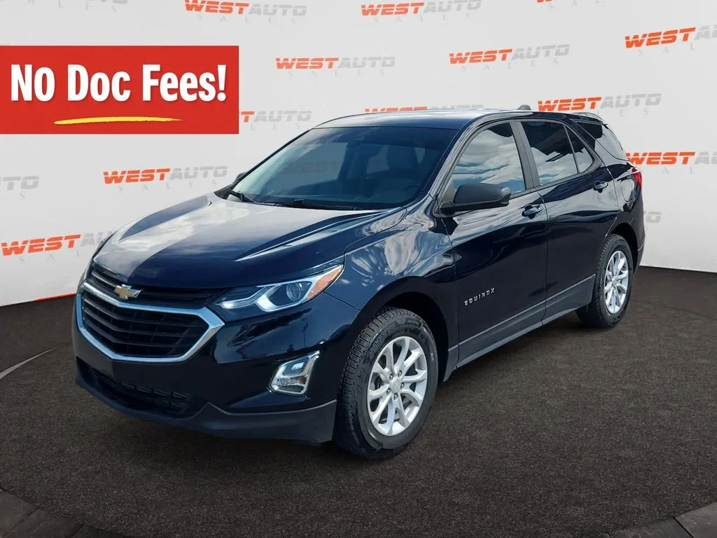 Blue 2021 Chevrolet Equinox LS for sale in Tooele, UT