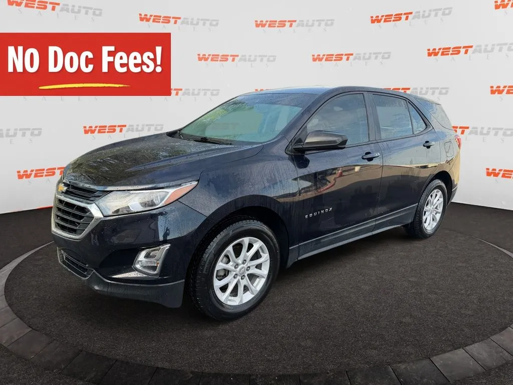 Blue 2021 Chevrolet Equinox LS for sale in Tooele, UT