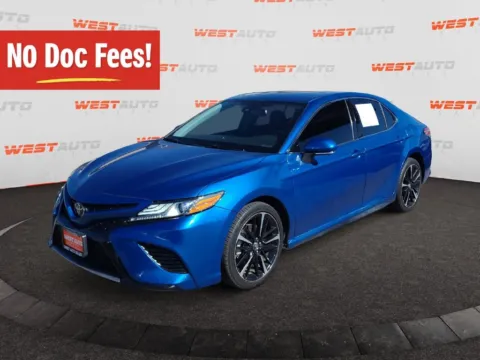 Blue 2019 Toyota Camry XSE for sale in Tooele, UT