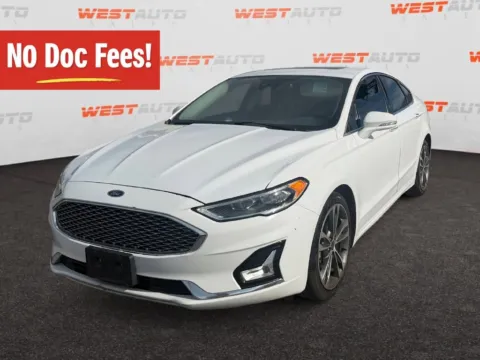 White 2020 Ford Fusion Titanium for sale in Tooele, UT