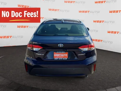 Blue 2021 Toyota Corolla Hybrid LE for sale in Tooele, UT