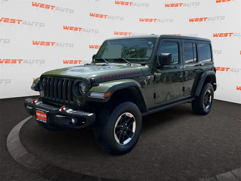 Green 2020 Jeep Wrangler Unlimited Rubicon for sale in Tooele, UT