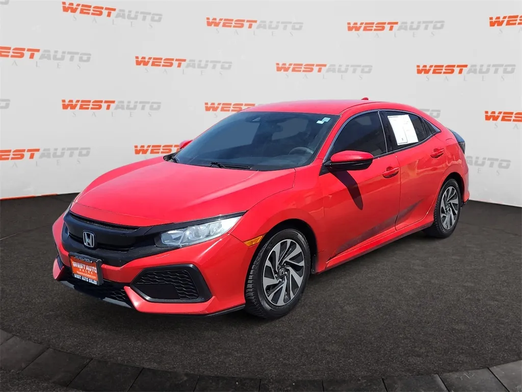 Red 2019 Honda Civic LX for sale in Tooele, UT