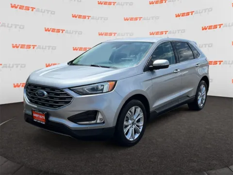 Silver 2022 Ford Edge Titanium for sale in Tooele, UT