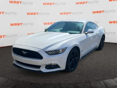 White 2017 Ford Mustang EcoBoost Premium for sale in Tooele, UT