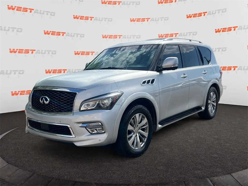 Silver 2015 INFINITI QX80 for sale in Tooele, UT