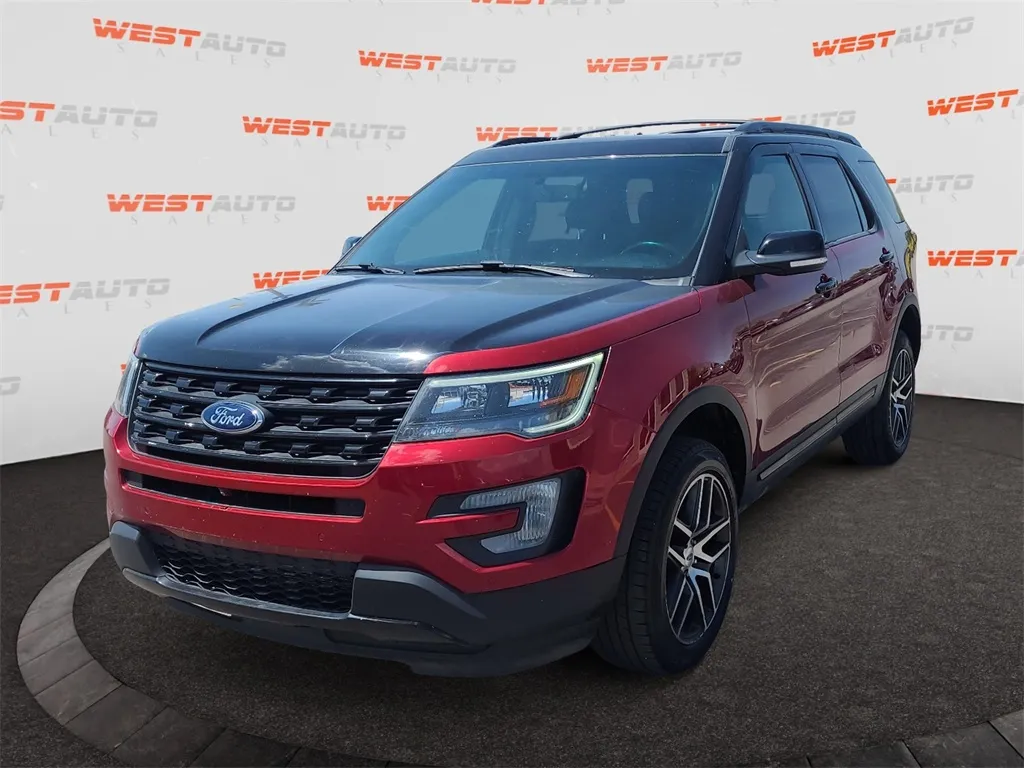 Red 2017 Ford Explorer Sport for sale in Tooele, UT