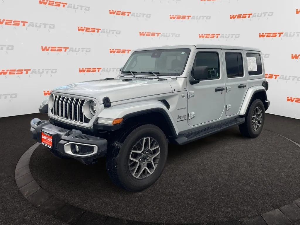 Silver 2024 Jeep Wrangler Sahara for sale in Tooele, UT