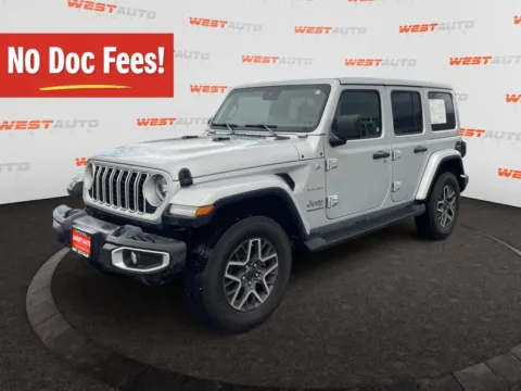 Silver 2024 Jeep Wrangler Sahara for sale in Tooele, UT