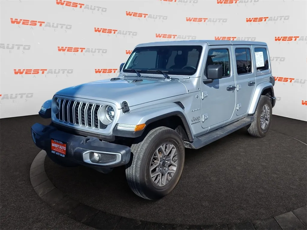 Silver 2024 Jeep Wrangler Sahara for sale in Tooele, UT