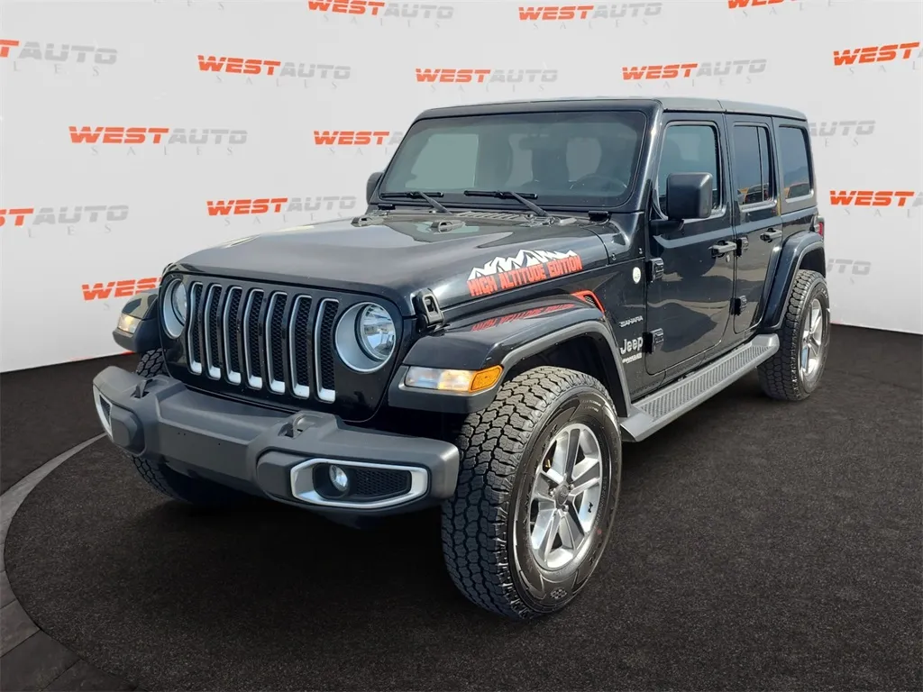 Black 2020 Jeep Wrangler Unlimited Sahara for sale in Tooele, UT