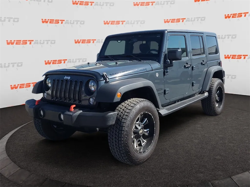 Gray 2016 Jeep Wrangler Unlimited Sport for sale in Tooele, UT