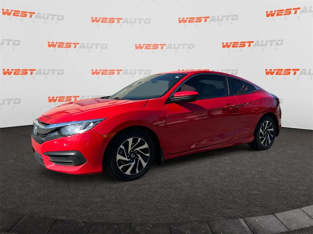 Red 2018 Honda Civic LX for sale in Tooele, UT