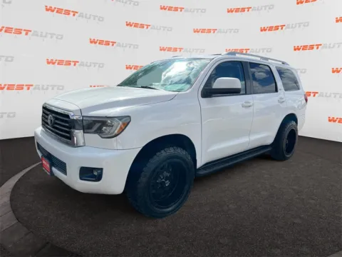 White 2018 Toyota Sequoia SR5 for sale in Tooele, UT