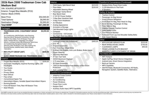 More photos of 2026 Ram 2500 Tradesman at Warrensburg CDJR, MO