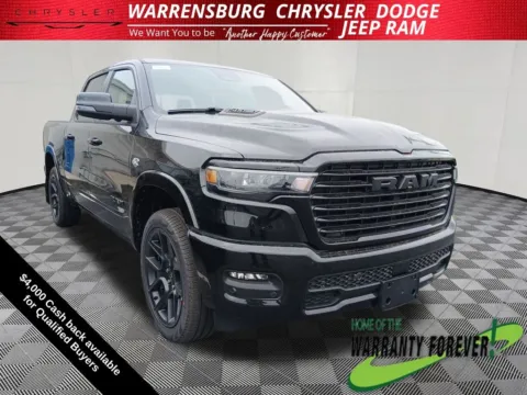 Black 2026 Ram 1500 Laramie for sale in Warrensburg, MO