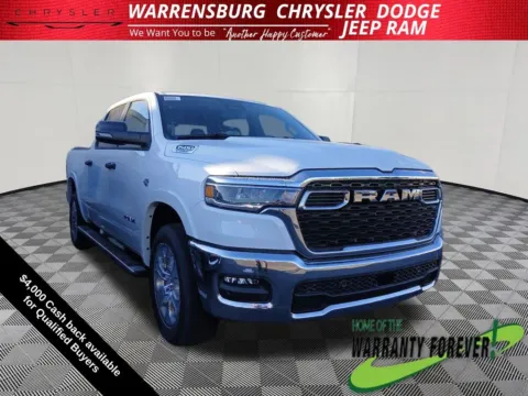 White 2026 Ram 1500 Big Horn/Lone Star for sale in Warrensburg, MO