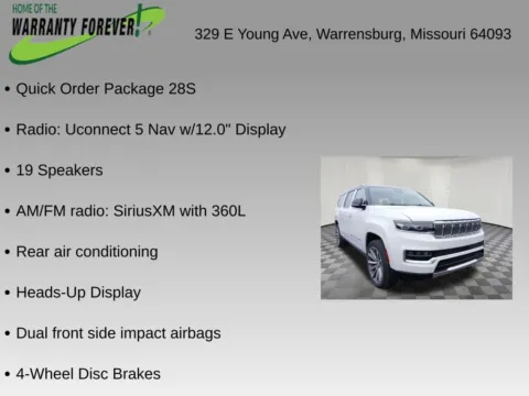More photos of 2023 Jeep Grand Wagoneer L Series II at Warrensburg CDJR, MO