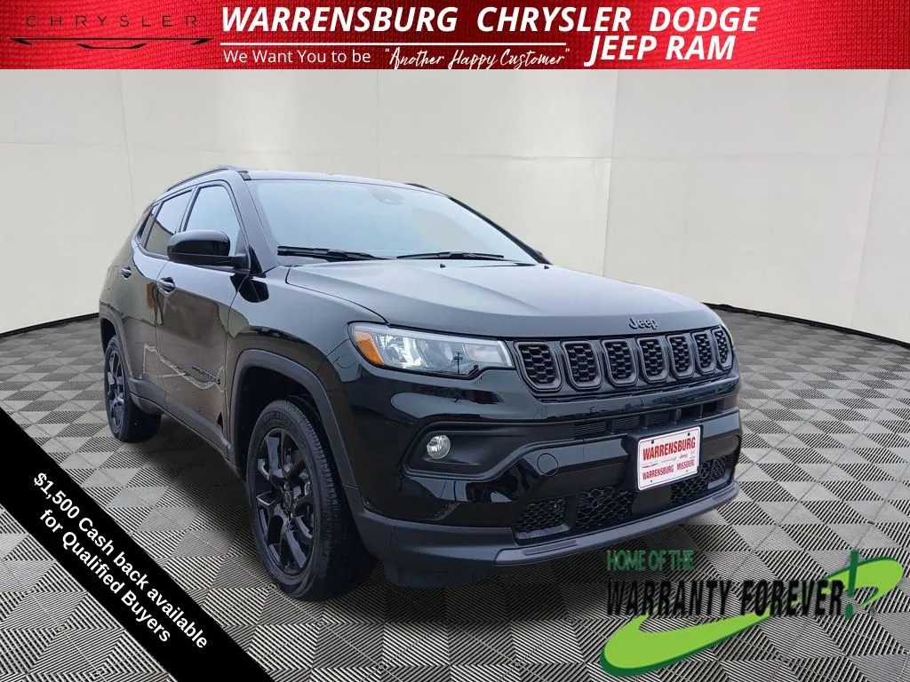 Black 2026 Jeep Compass Latitude for sale in Warrensburg, MO