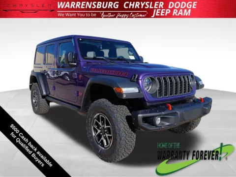 Purple 2026 Jeep Wrangler Rubicon for sale in Warrensburg, MO