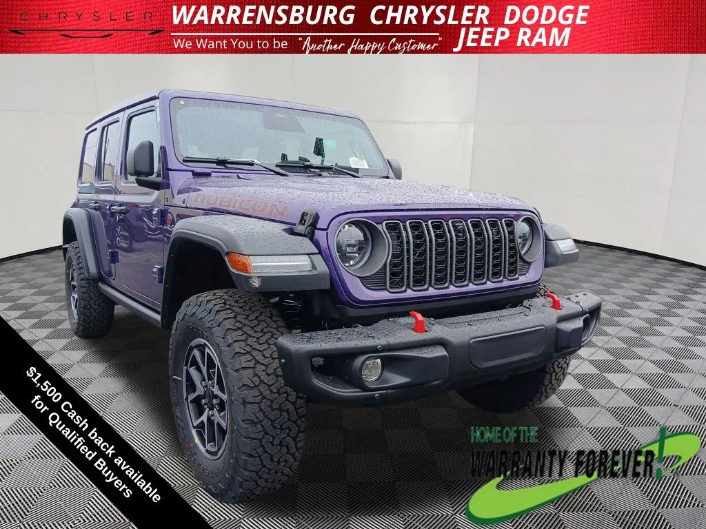 Purple 2026 Jeep Wrangler Rubicon for sale in Warrensburg, MO