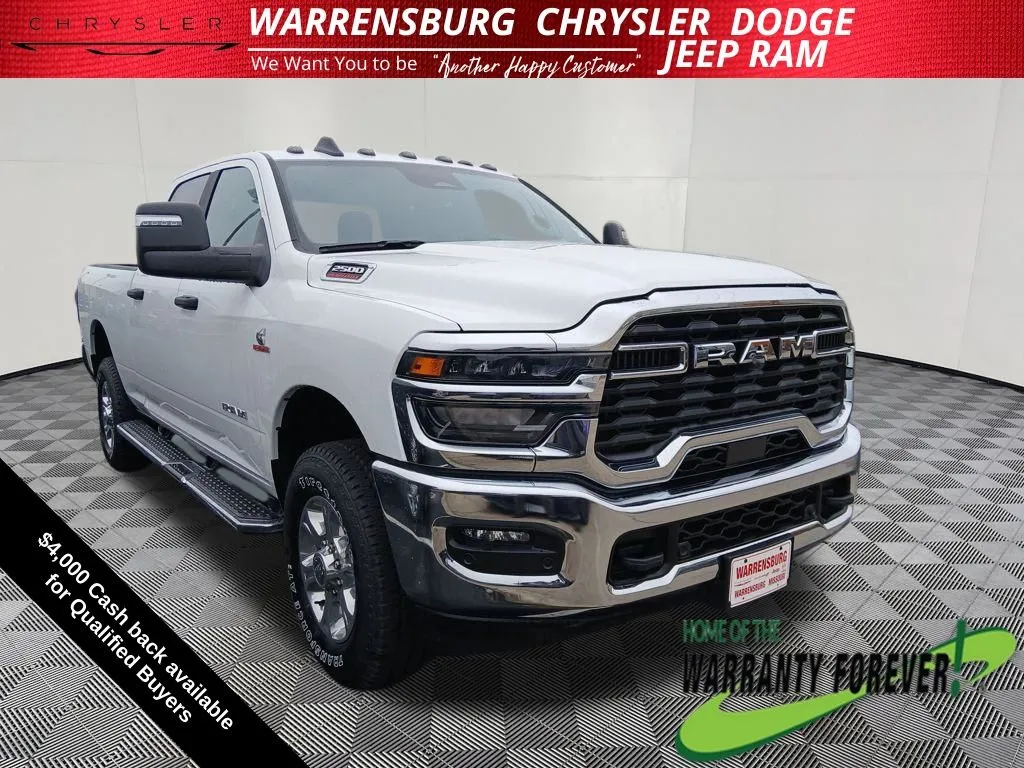 White 2025 Ram 2500 Big Horn for sale in Warrensburg, MO