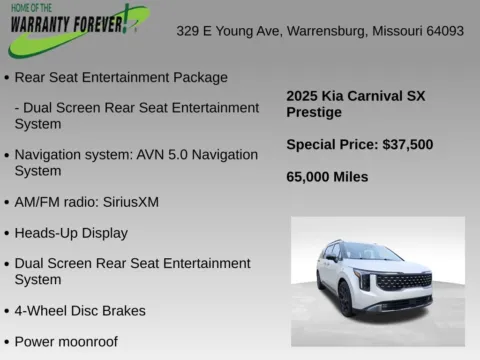 More photos of 2025 Kia Carnival SX Prestige at Warrensburg CDJR, MO