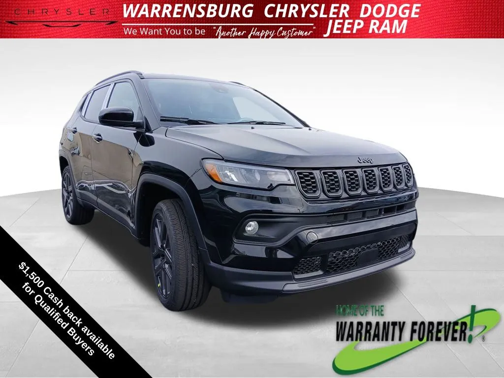 Black 2026 Jeep Compass Latitude for sale in Warrensburg, MO