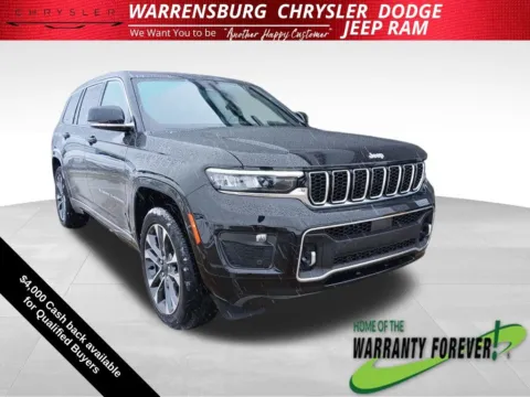 Black 2025 Jeep Grand Cherokee L Overland for sale in Warrensburg, MO