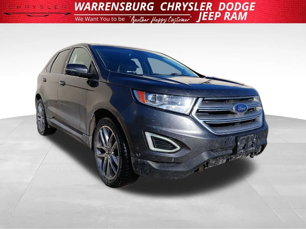 Used 2015 Ford Edge Titanium with VIN 2FMPK3K97FBB33461 for sale in Kansas City