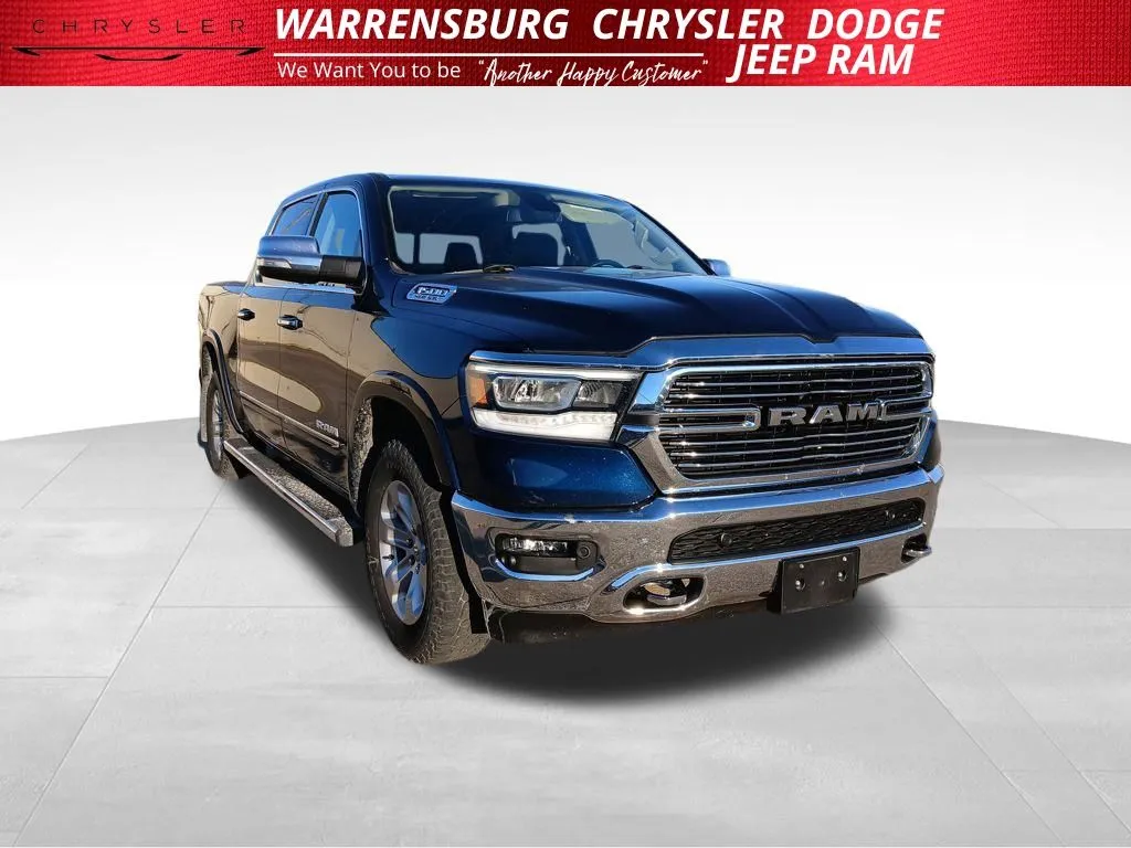 Used 2019 RAM Ram 1500 Pickup Laramie with VIN 1C6SRFJTXKN631703 for sale in Kansas City