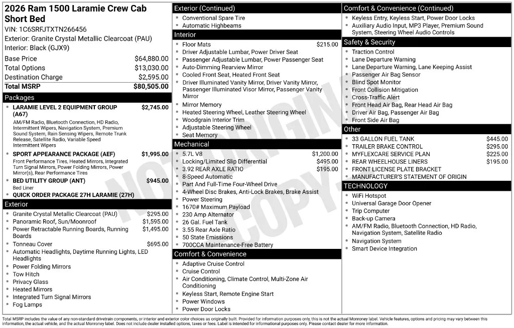 2026 RAM 1500 Laramie - Photo 37