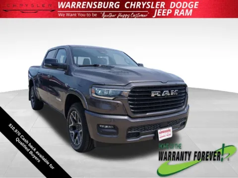 Gray 2026 Ram 1500 Laramie for sale in Warrensburg, MO
