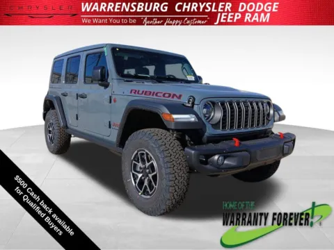 Gray 2026 Jeep Wrangler Rubicon for sale in Warrensburg, MO