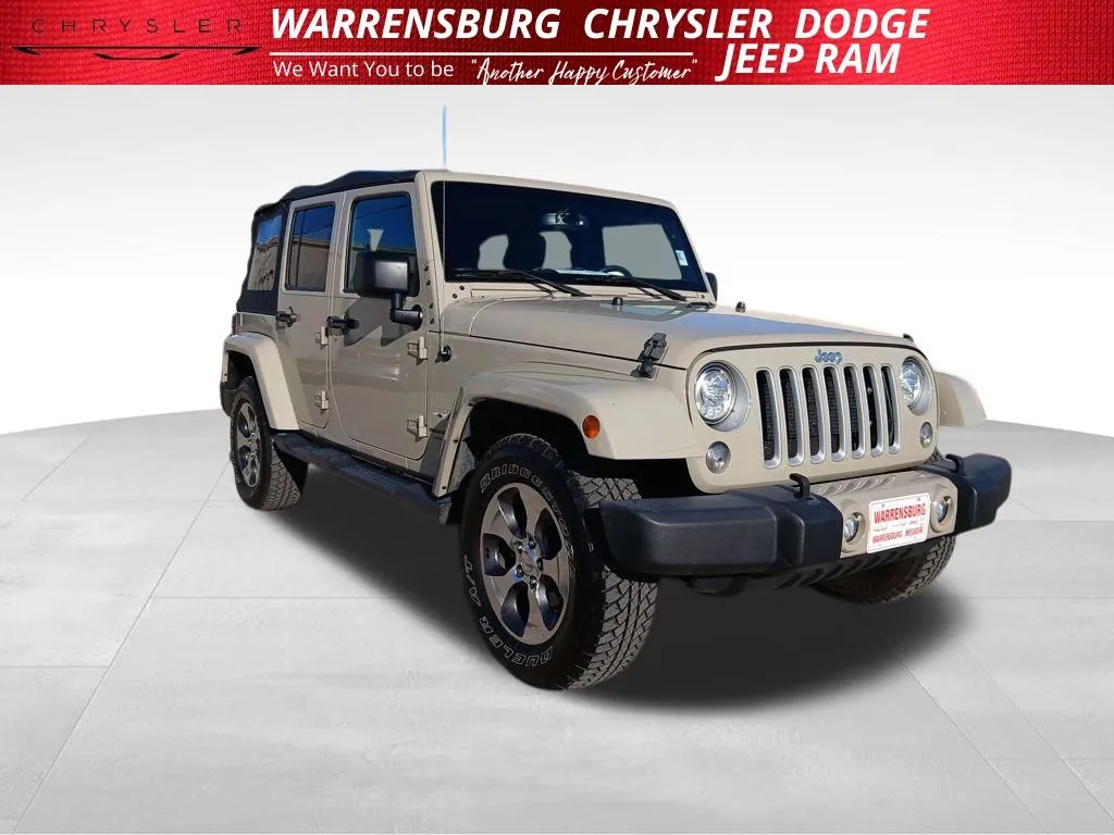 Used 2018 Jeep Wrangler JK Unlimited Sahara with VIN 1C4BJWEG2JL809112 for sale in Kansas City