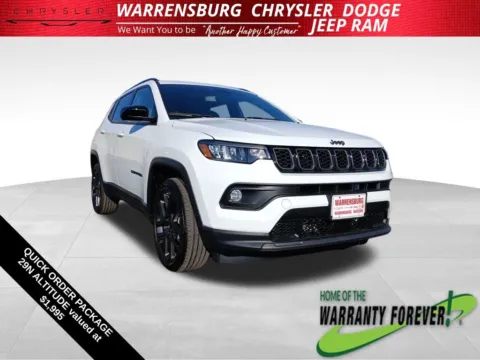 White 2026 Jeep Compass Latitude for sale in Warrensburg, MO