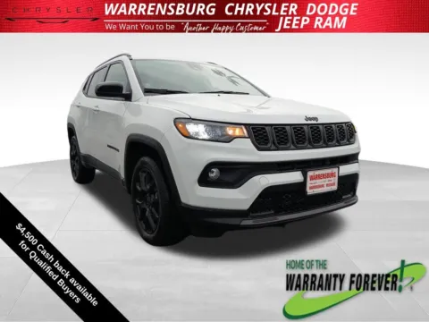 White 2026 Jeep Compass Latitude for sale in Warrensburg, MO