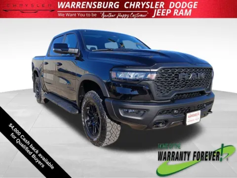 Black 2026 Ram 1500 Rebel for sale in Warrensburg, MO